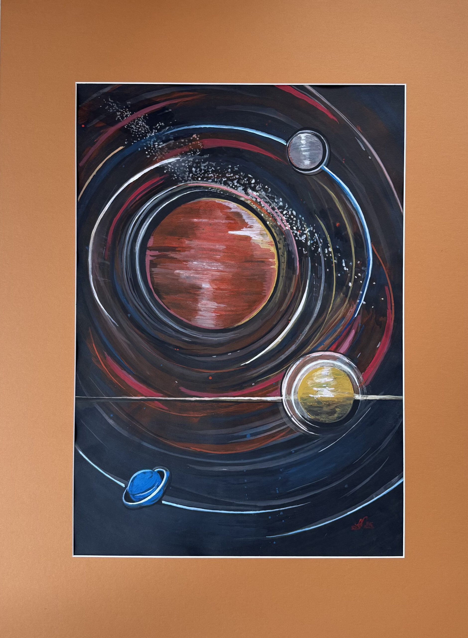 Planeten-Gemäldeserie. „Mars“