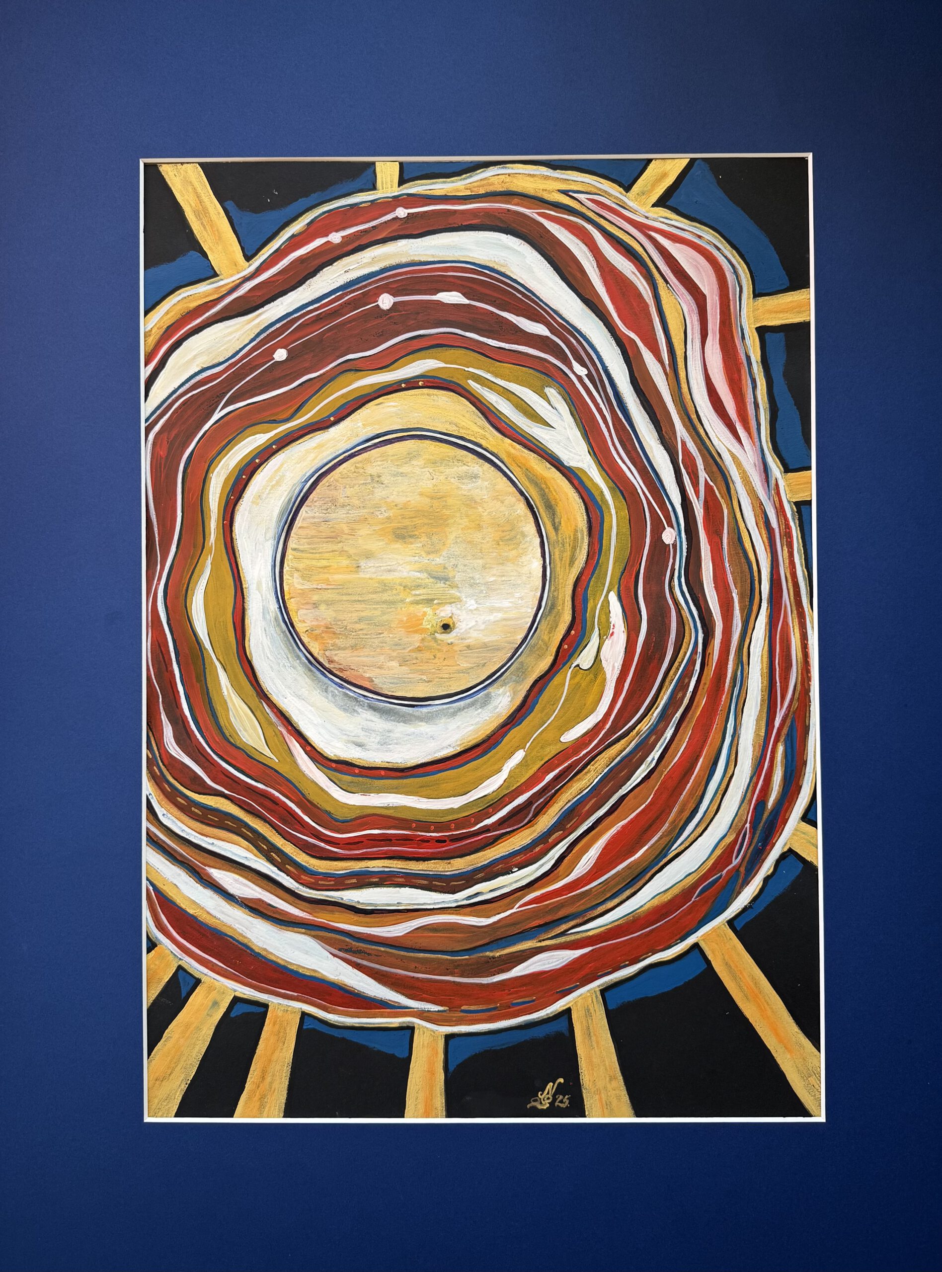 Planeten-Gemäldeserie. Sonne