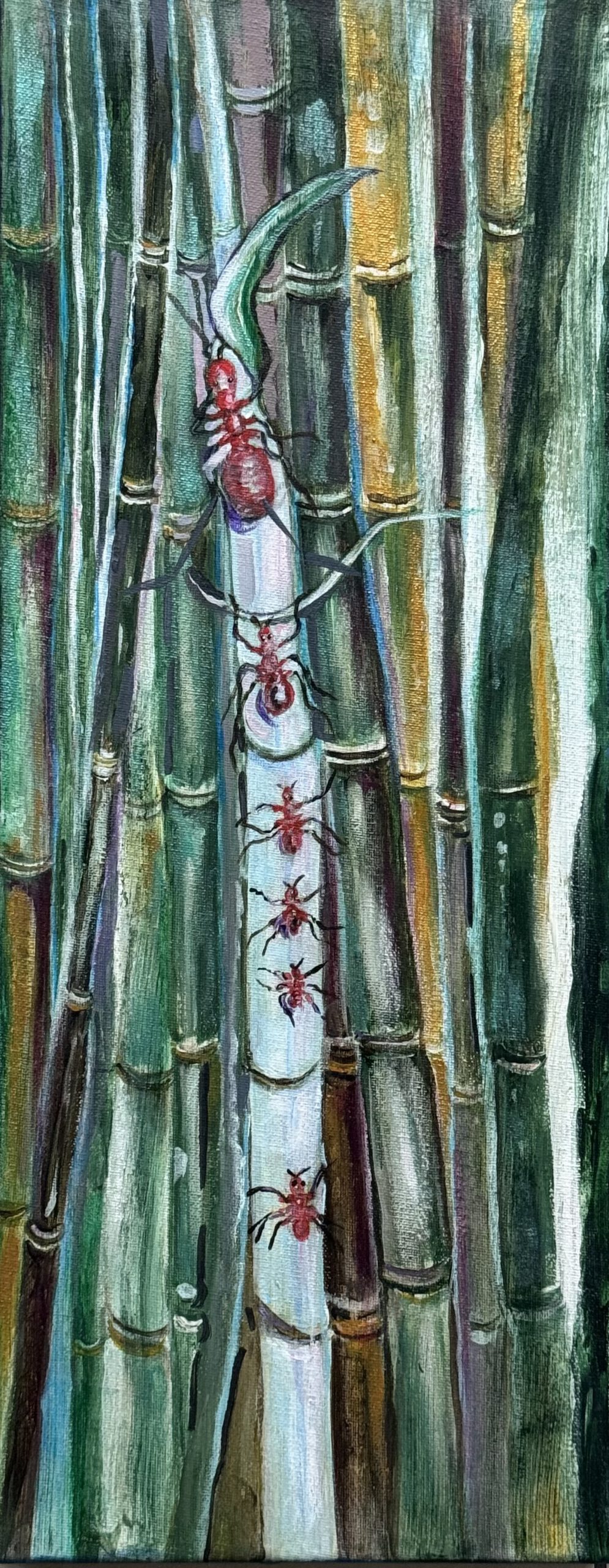 Ameise (Gemäldeserie „Bambus“)