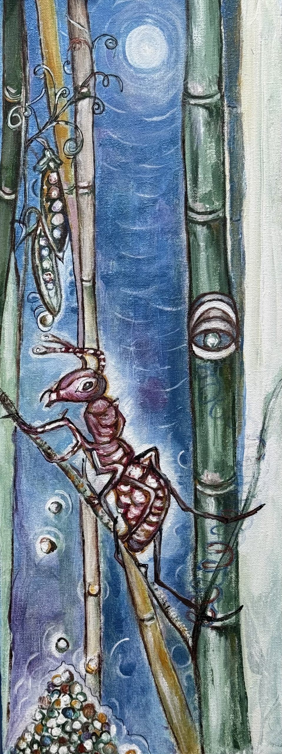 Ameise (Gemäldeserie „Bambus“)