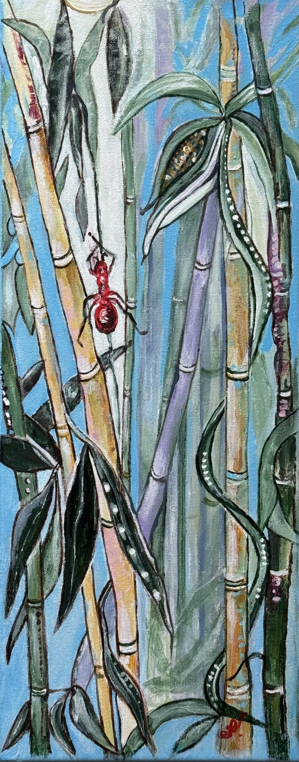 Ameise (Gemäldeserie „Bambus“)