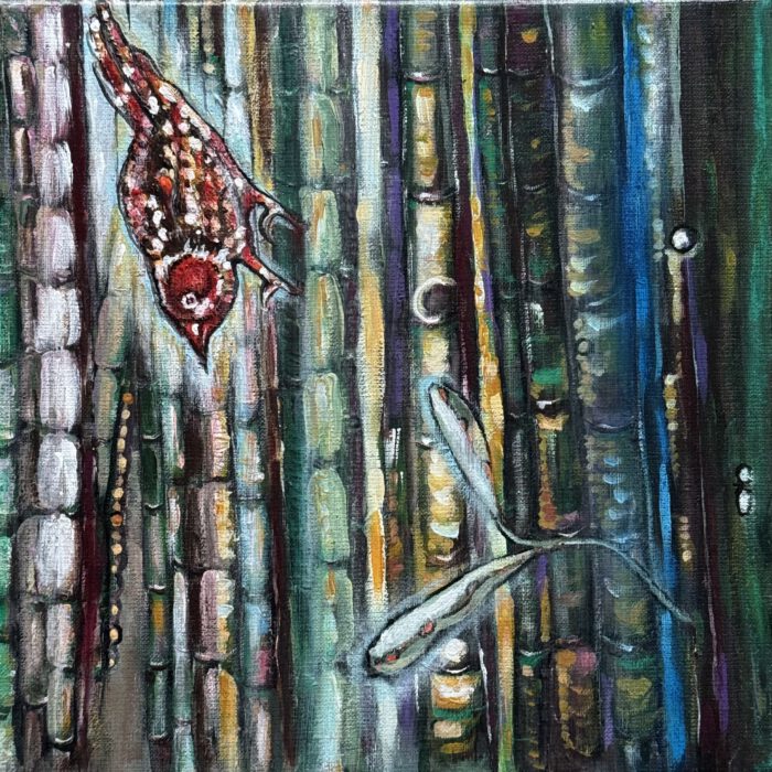 Vogel (Gemäldeserie „Bambus“)