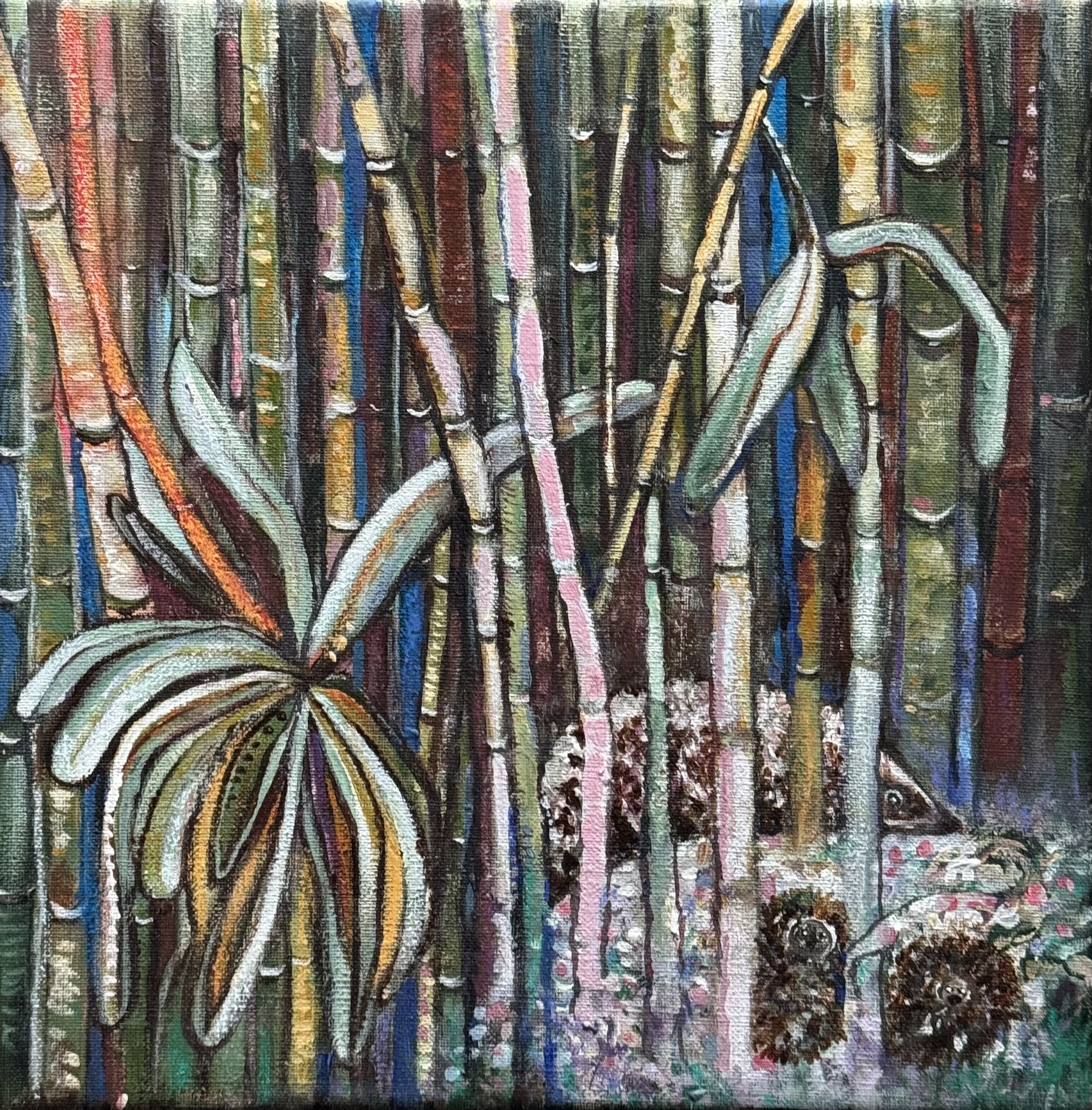 Igel (Gemäldeserie „Bambus“)