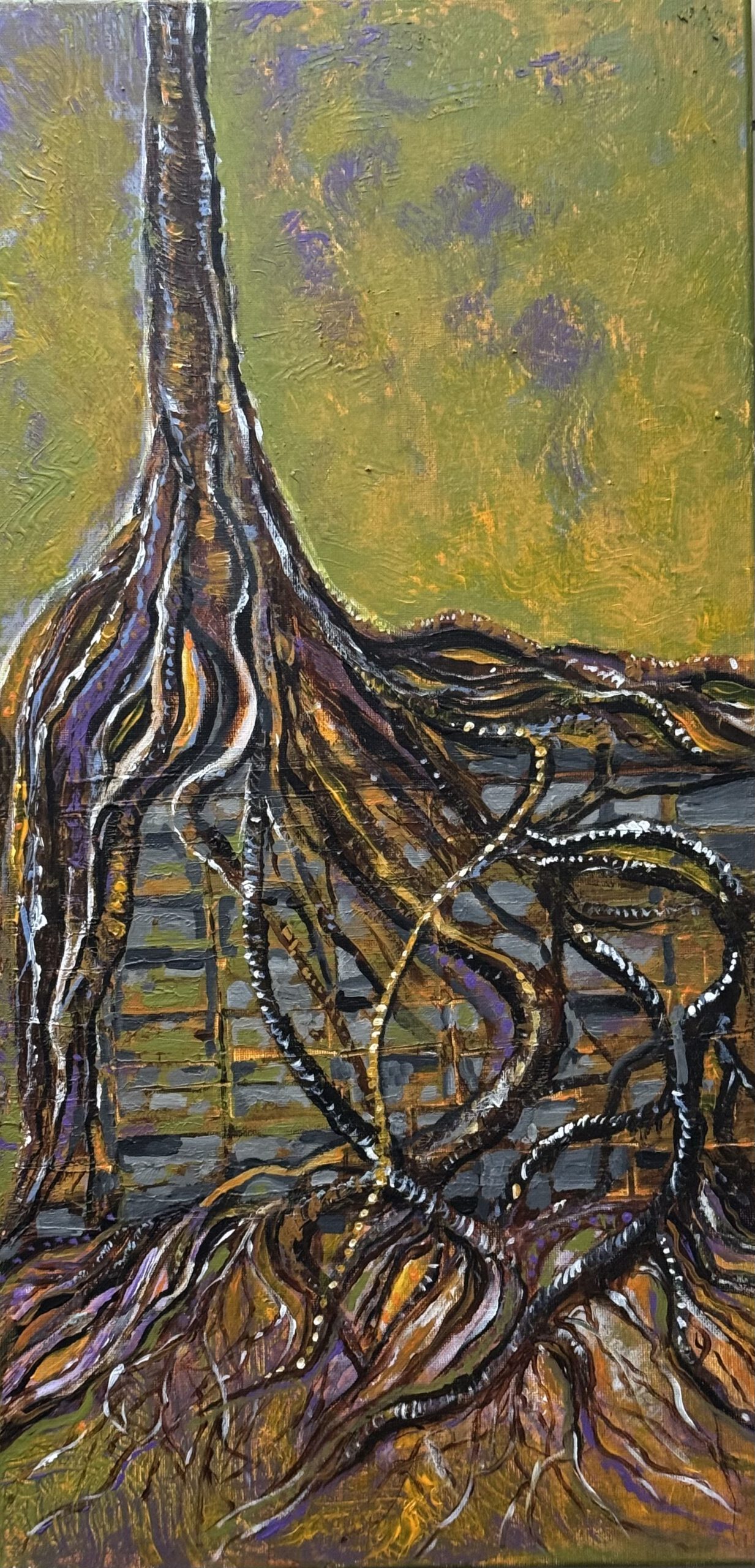 Gemäldeserie „Wurzeln“