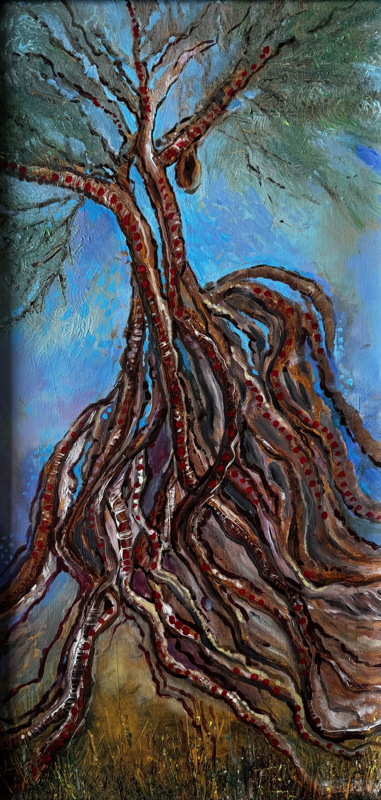 Gemäldeserie „Wurzeln“