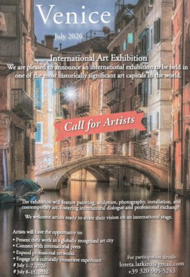 Ausstellung, Venedig, 2026