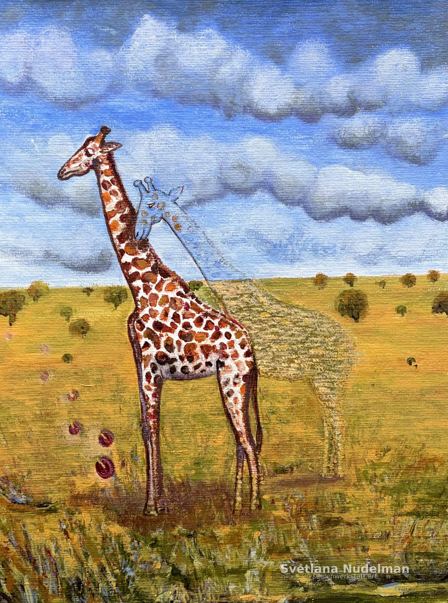 Letzte Nähe, Gemäldeserie „Spuren des Verschwindens“