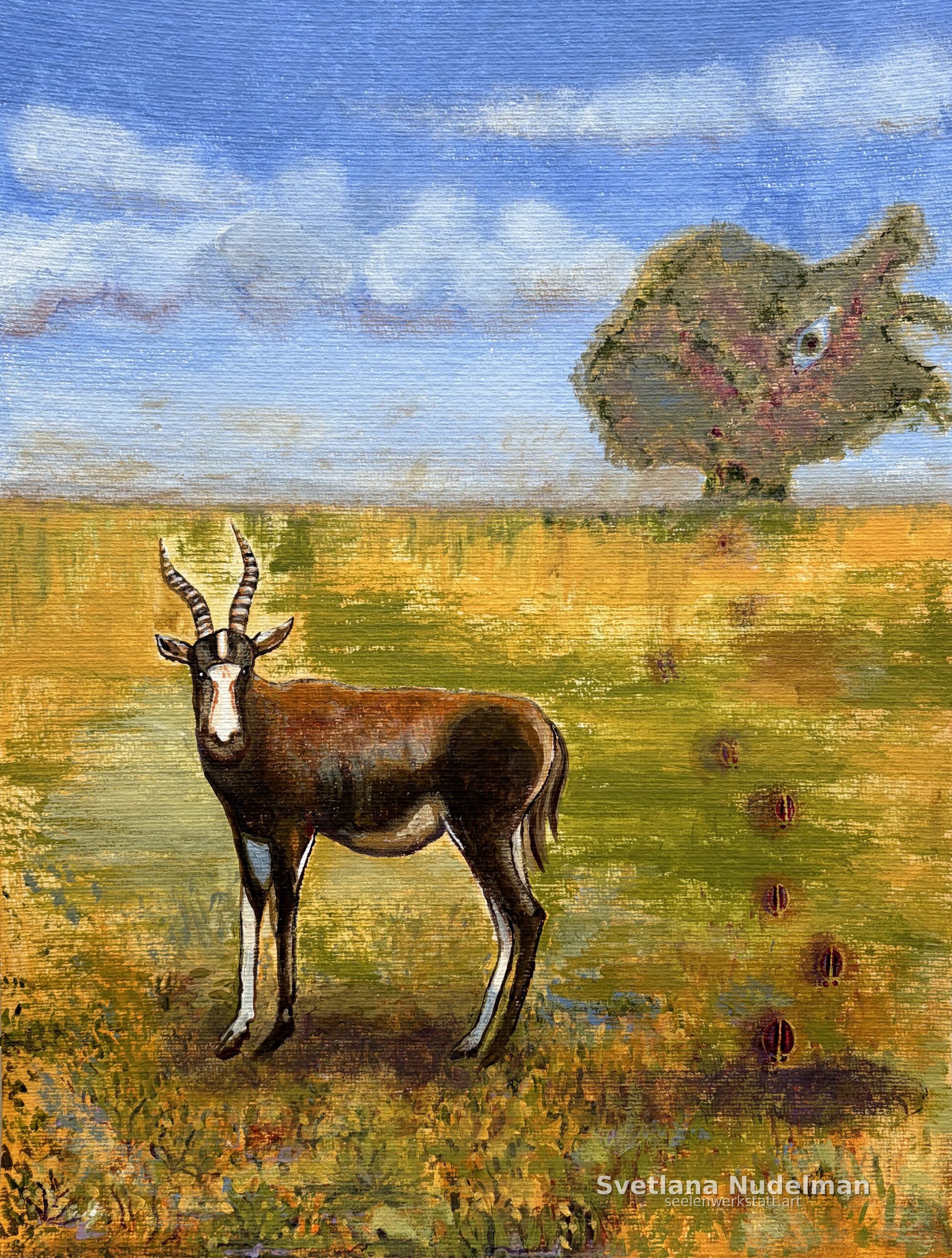 Im Entgleiten, Gemäldeserie „Spuren des Verschwindens“