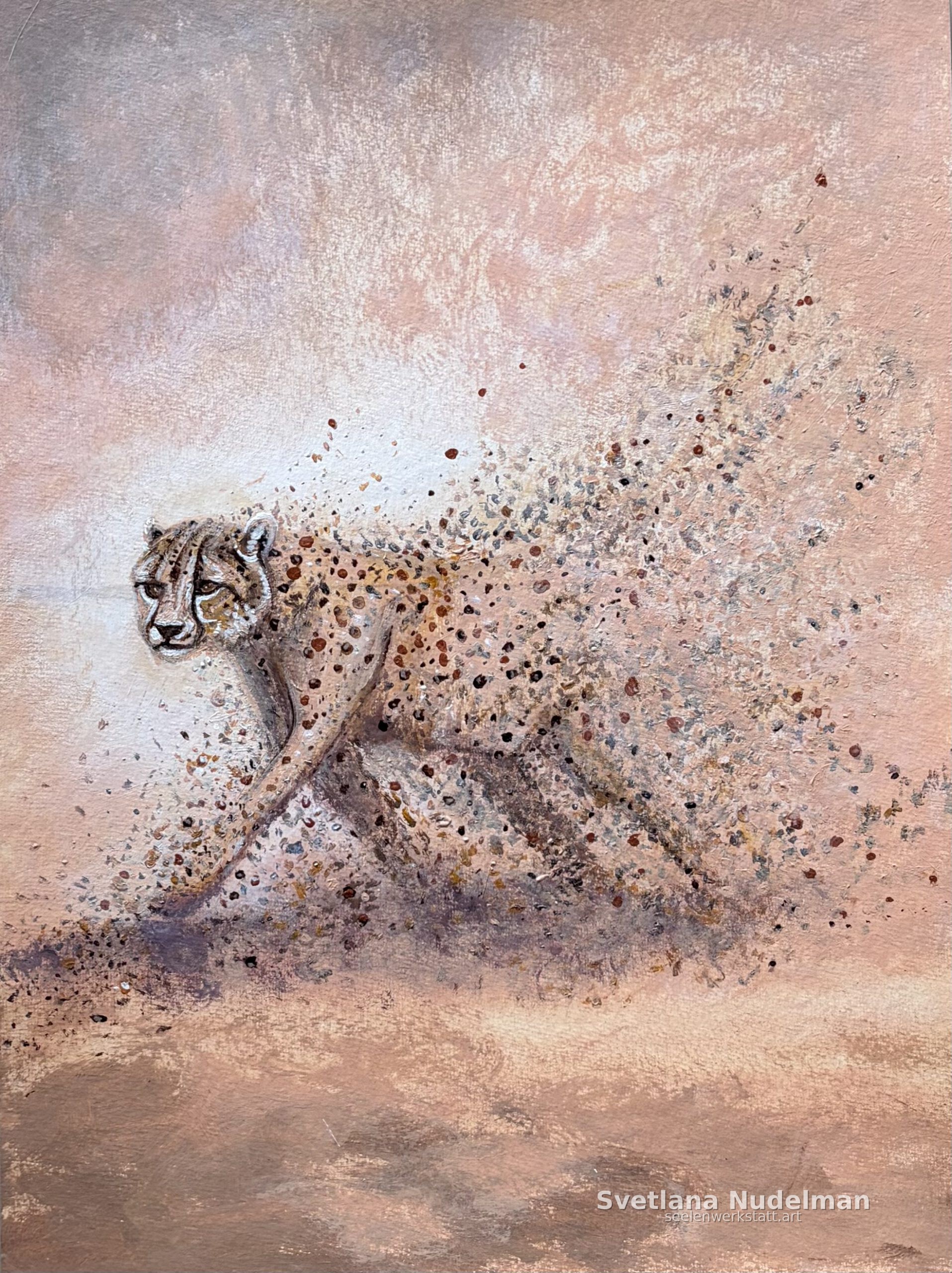 Flüchtige Bewegung, Gemäldeserie „Spuren des Verschwindens“