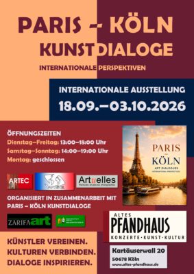 Ausstellung, Köln-Paris, September 2026